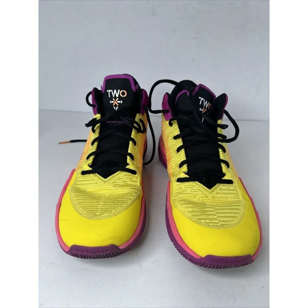 New Balance Two-Way Mens Shoes Size 9 : Sun Yellow/Pink/Purple‎